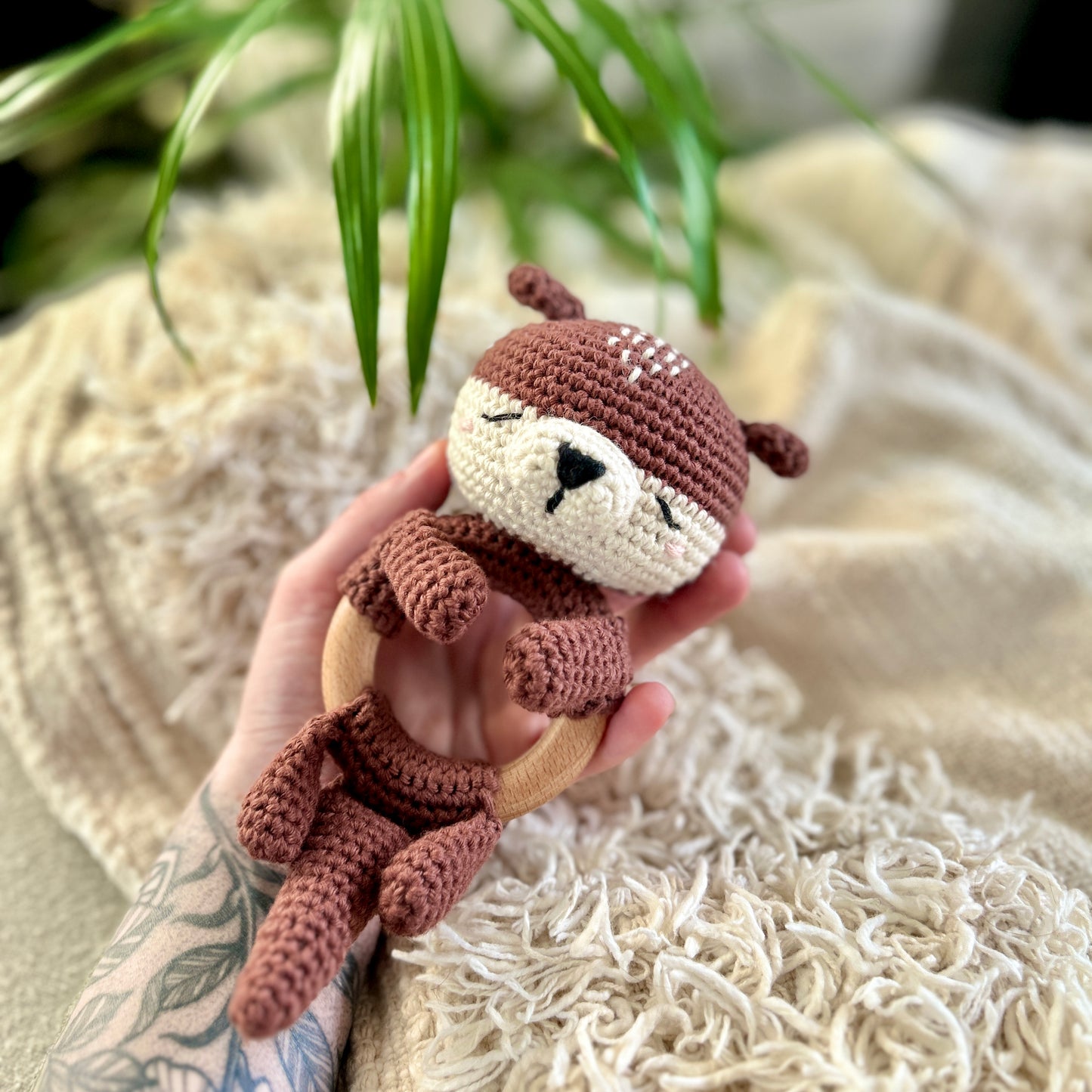 Crochet Otter Rattle