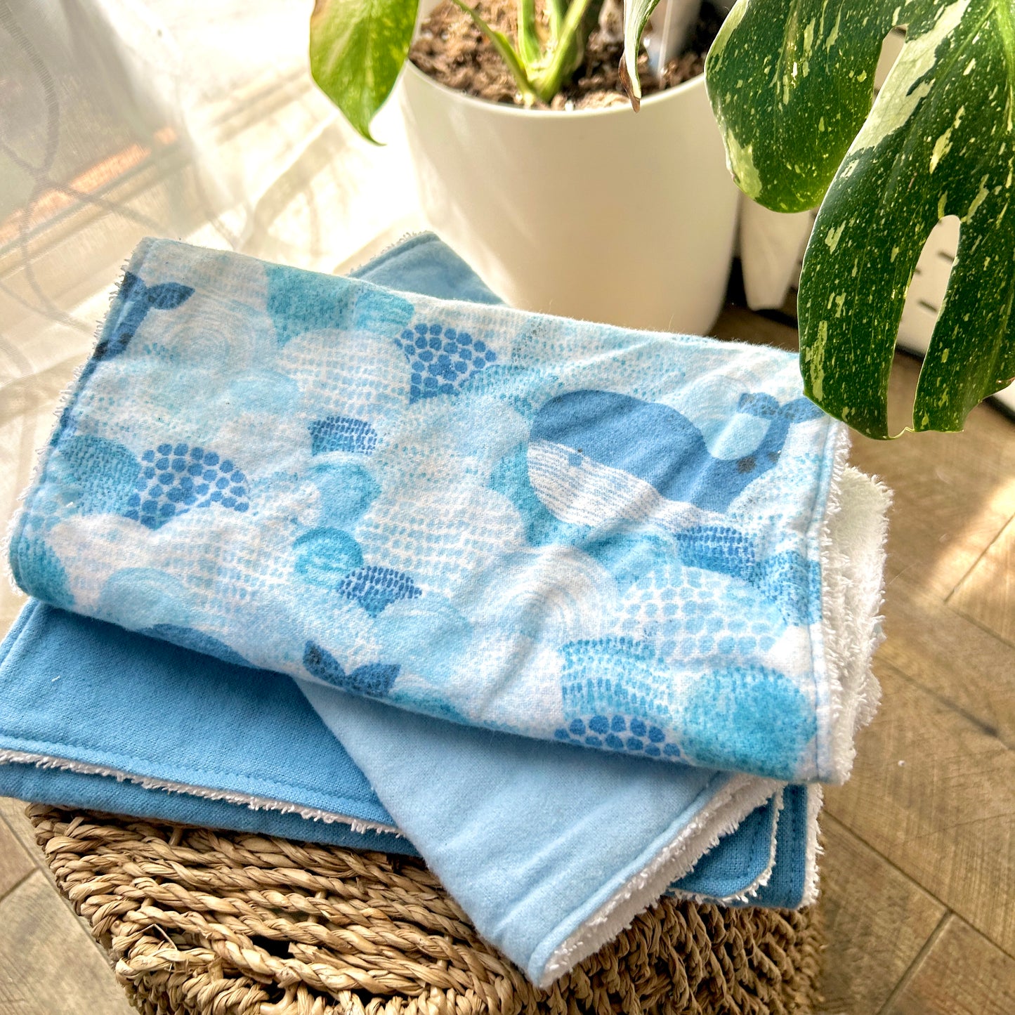 Will the Whale - Burp Cloths set of 3