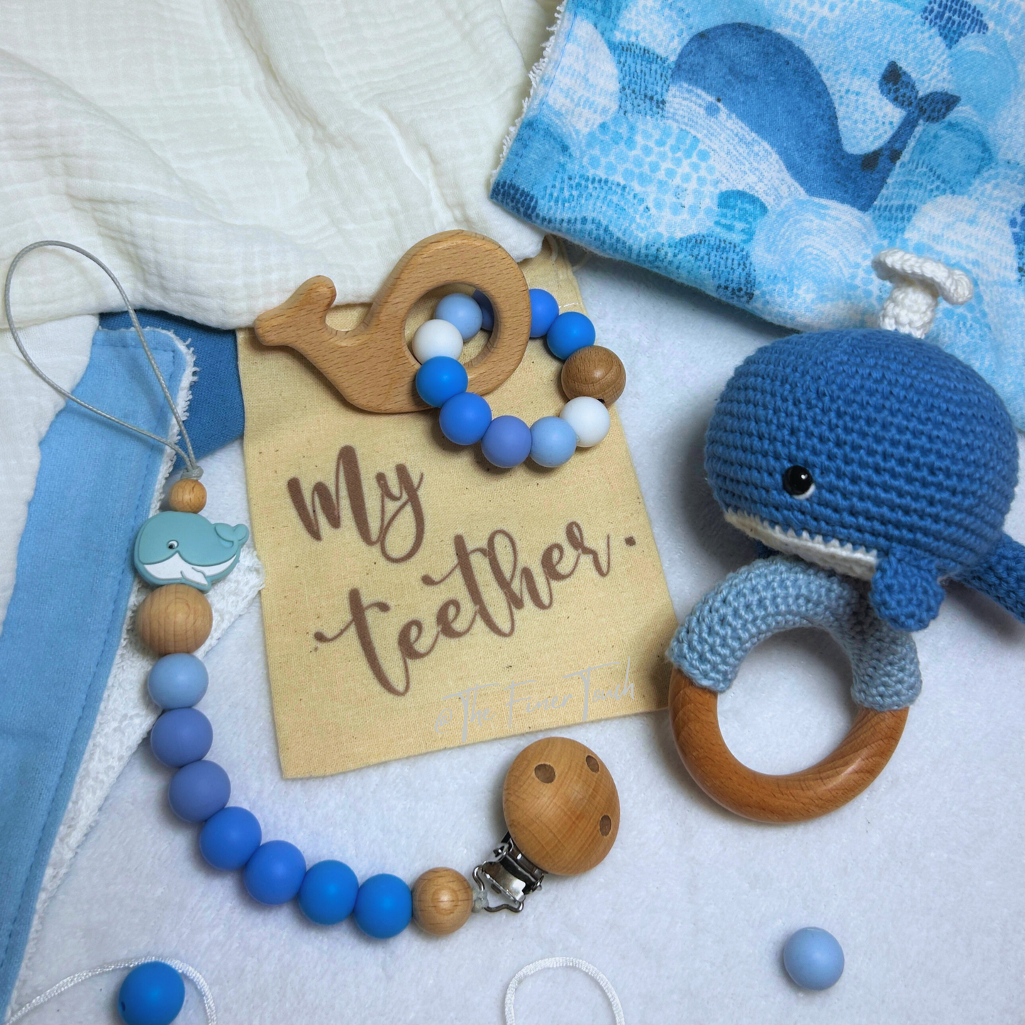 "All Things Blue" Whale Themed - Baby Gift Hamper