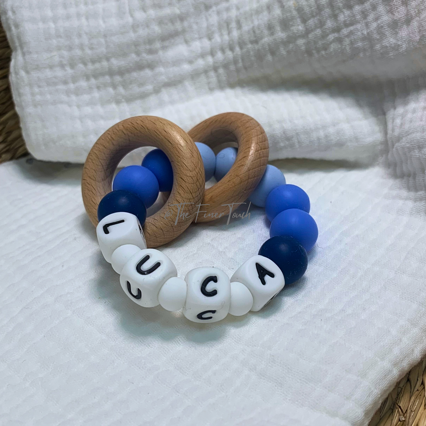 "Paris"- Personalised NAME Teether