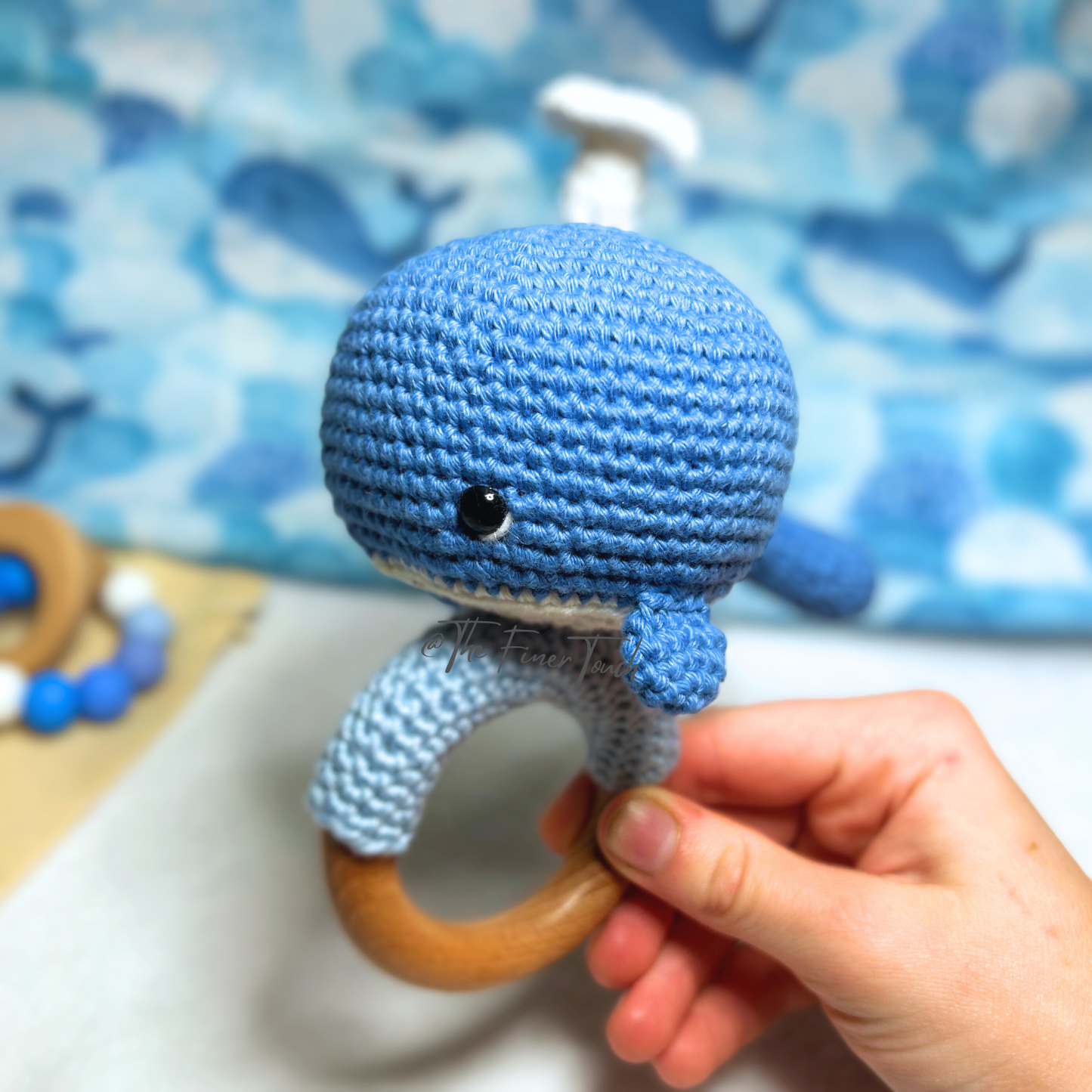 PERSONALISED Engraved Name - Crochet Rattles