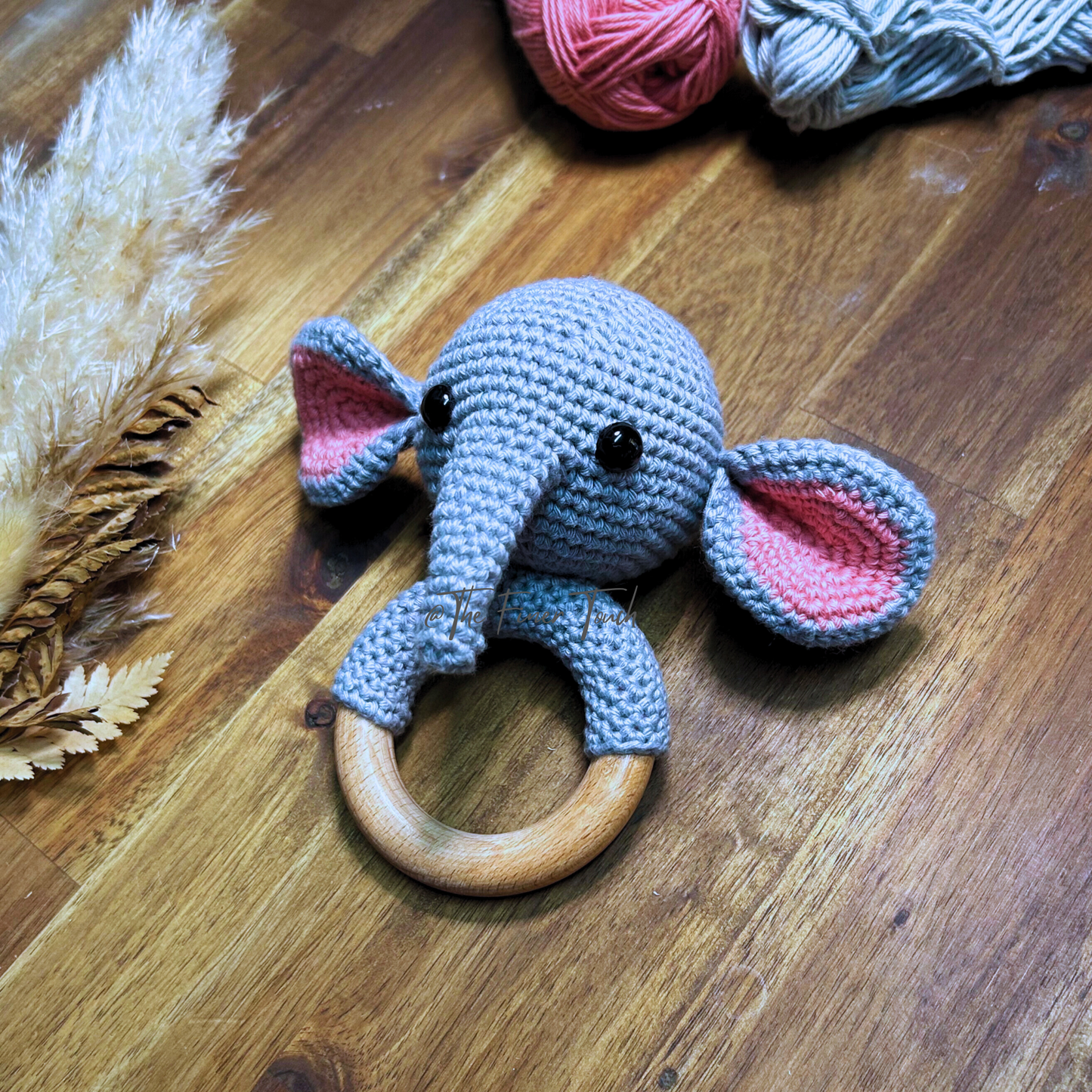 PERSONALISED Engraved Name - Crochet Rattles
