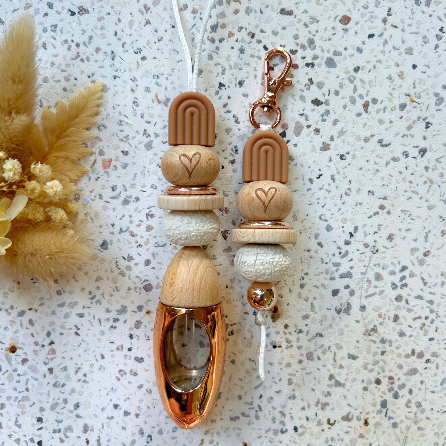 Taupe Arched - Diffuser & Keychain Matching Set