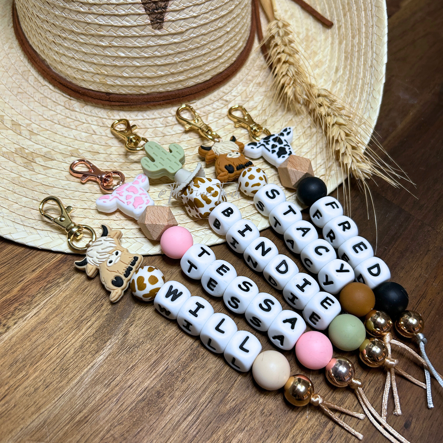Western - Personalised Bag Tag / Keychain