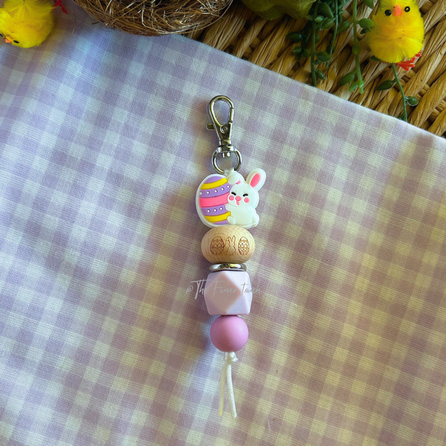 Easter Egg & Bunny - Keychain