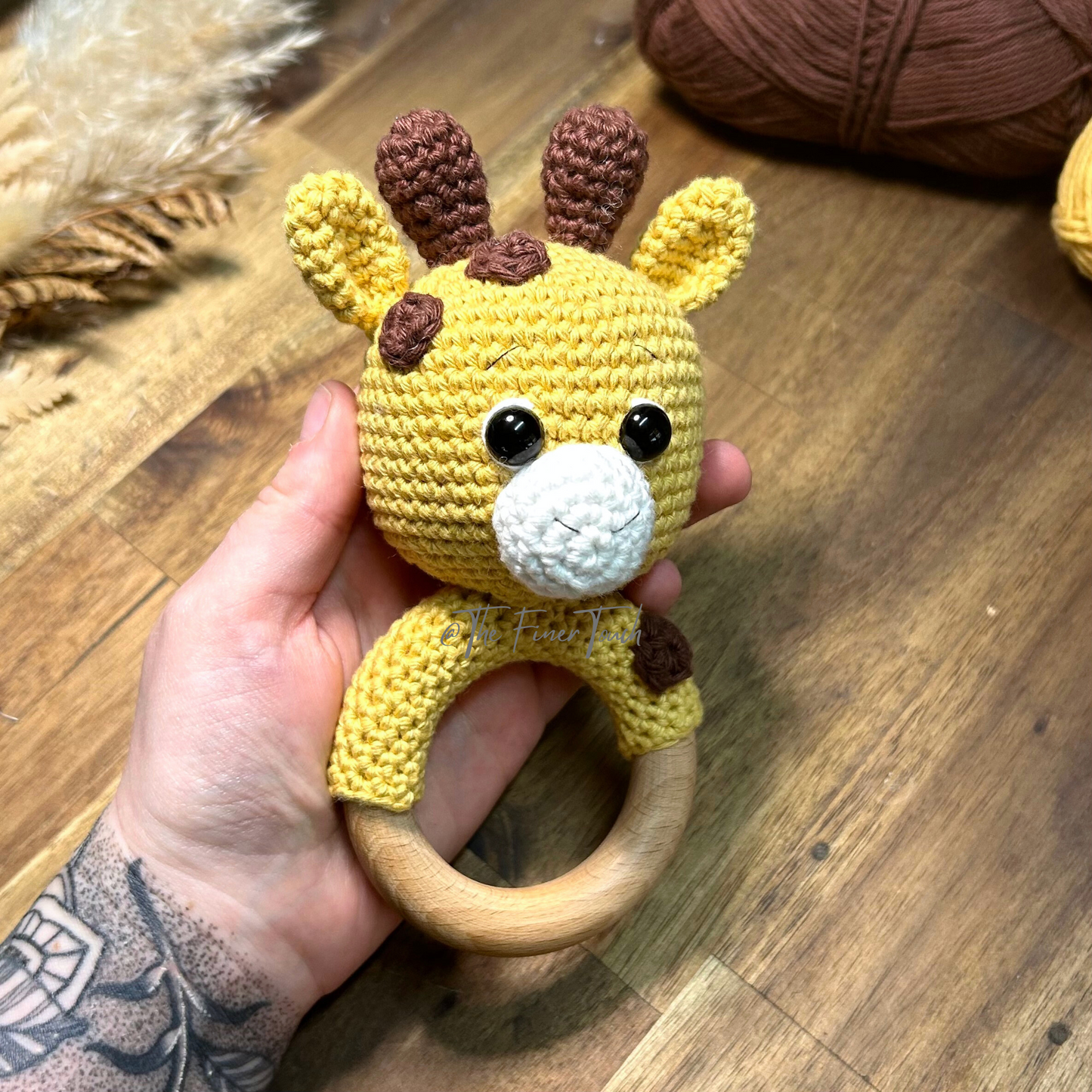 Crochet Giraffe Rattle