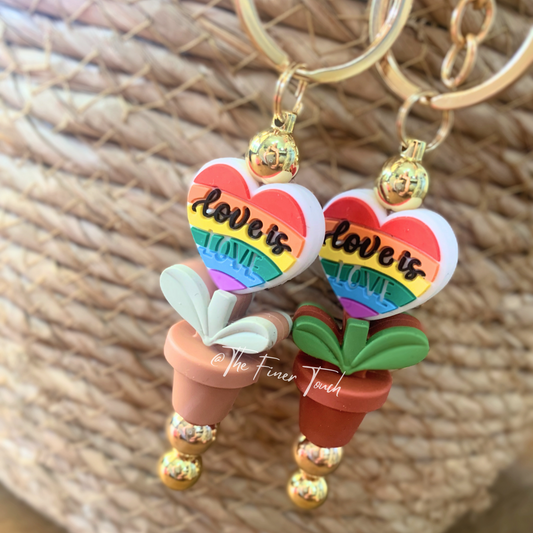 " Love is Love " Pride Key chain