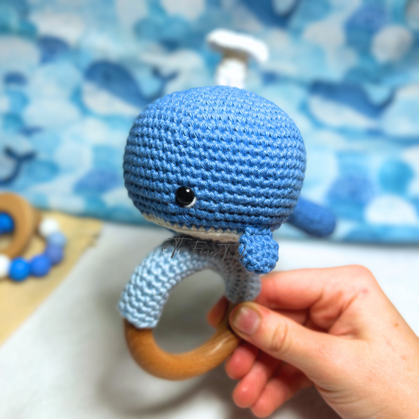 Crochet Whale Rattle