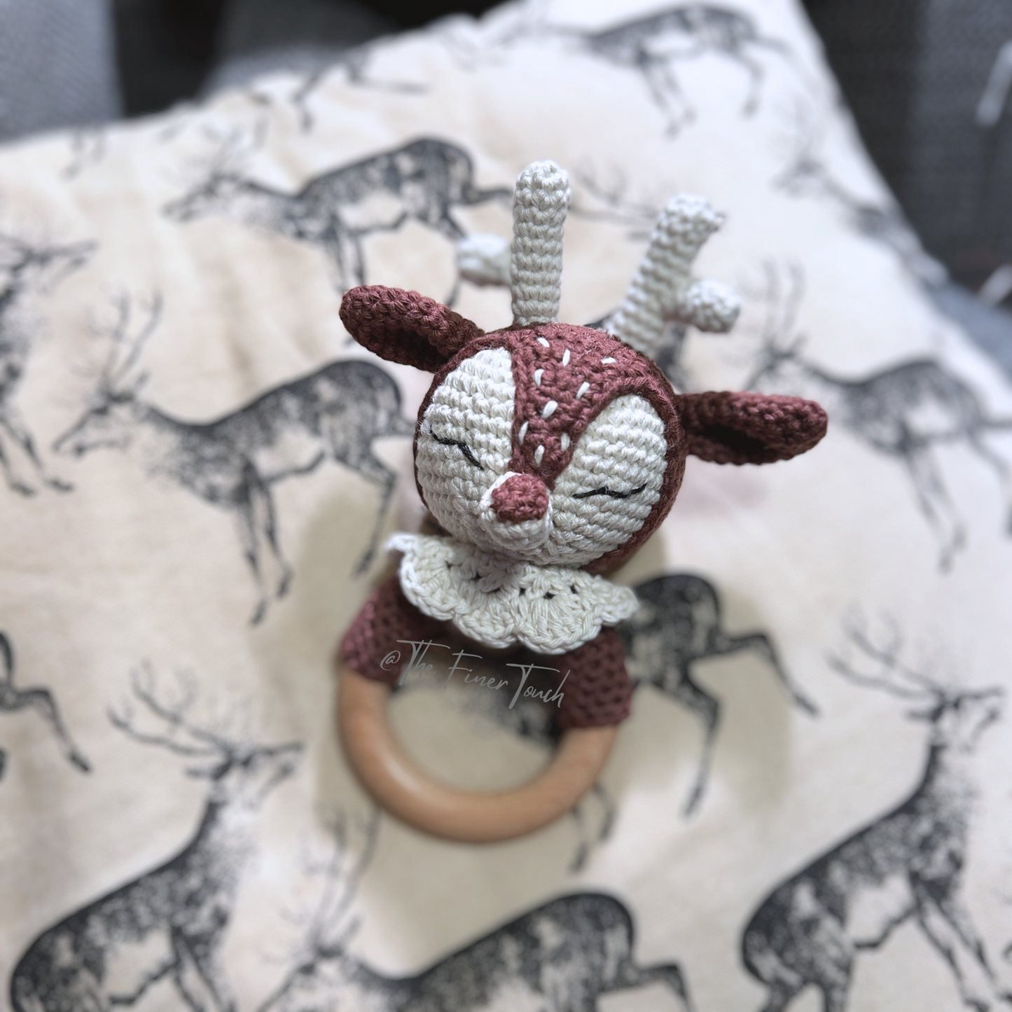 Crochet Deer Rattle