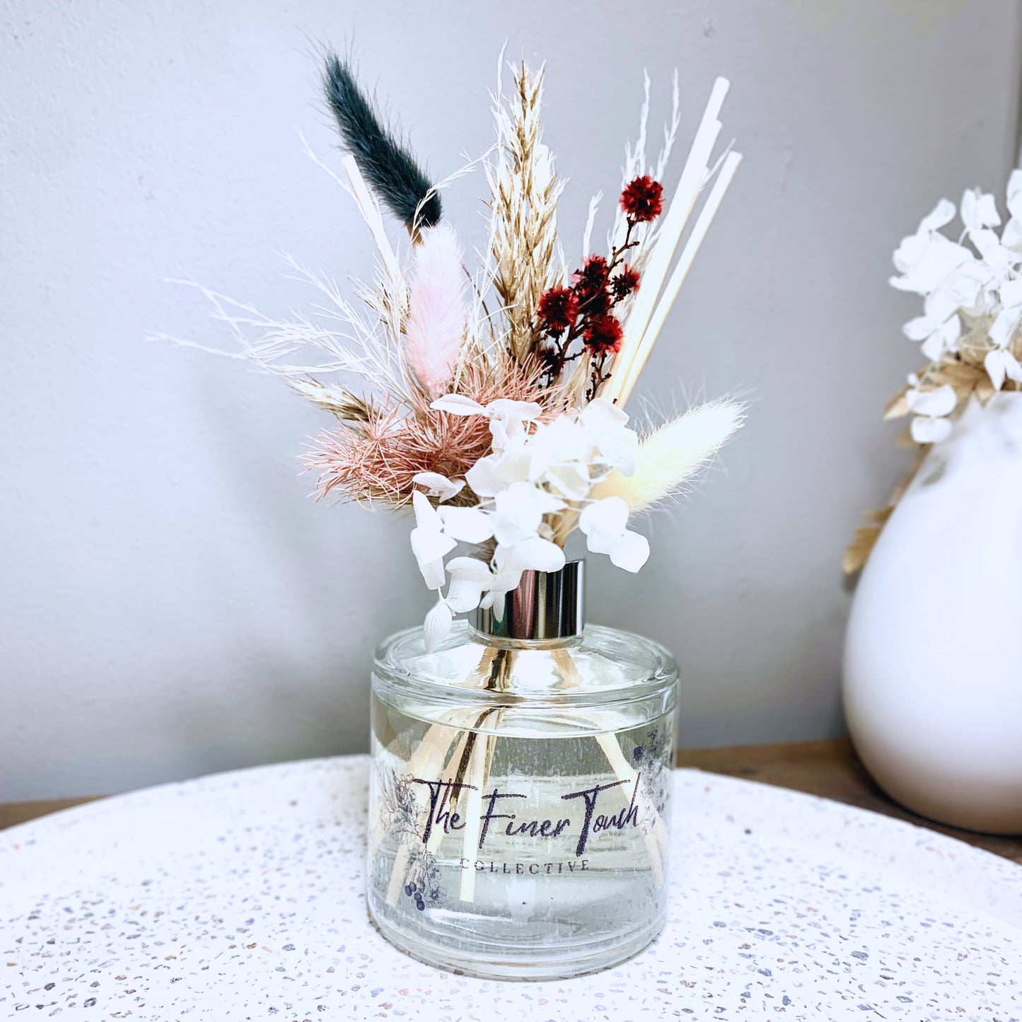 Dried Floral - Transparent Glass Reed Diffusers