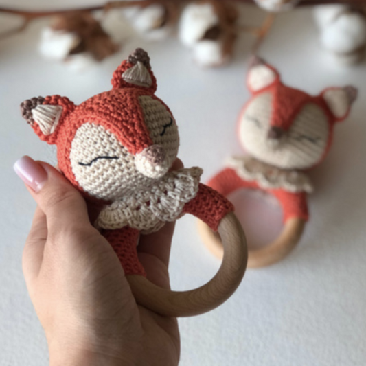 Crochet Fox Rattle