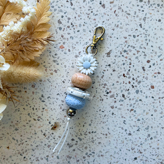 Speckled Blue 'Nanna' - Keychain