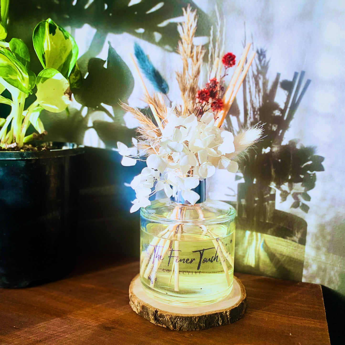 Dried Floral - Transparent Glass Reed Diffusers