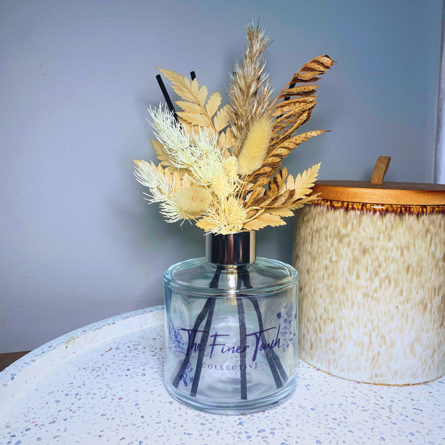 Dried Floral - Transparent Glass Reed Diffusers